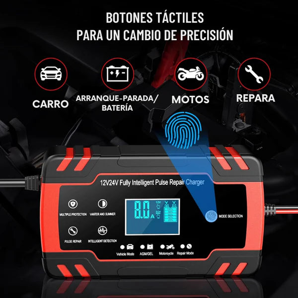 Tu Batería Siempre Viva - Cargador Bateria Carro Moto
