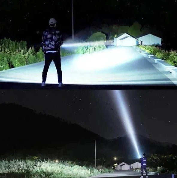 Compra 1 y llévate 2- Linterna Táctica Recargable